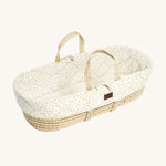 Little Green Sheep Natural Quilted Moses Basket & Mattress