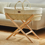 Little Green Sheep Organic Knitted Moses Basket & Mattress