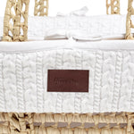 Little Green Sheep Organic Knitted Moses Basket & Mattress