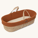 Little Green Sheep Organic Knitted Moses Basket & Mattress