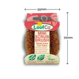 LoofCo Mini brosse à récurer en fibre de coco