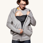 Love Radius Parent's Baby Wearing Hoodie - Heather Grey