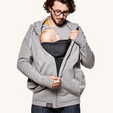 Love Radius Parent's Baby Wearing Hoodie - Heather Grey