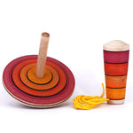 Mader My First Spinning Top With Starter - Red