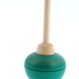 Mader Pull-String Spinning Top - Green