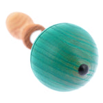 Mader Pull-String Spinning Top - Green