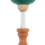 Mader Pull-String Spinning Top - Green