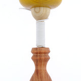 Mader Pull-String Spinning Top - Yellow