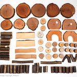 Magic Wood Eco Blocks - 72 Piece Set, Net Bag