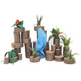 Magic Wood Rockface Waterfall Felt & Eco Block Set