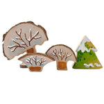 Magic Wood Wooden Tree Set - Summer & Winter