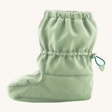 Mamalila eco-friendly toddlers allrounder winter booties in the mint green colour side detail