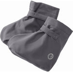 Mamalila Shelter Baby Rain Booties in Anthracite grey, babywearing rain booties. White background