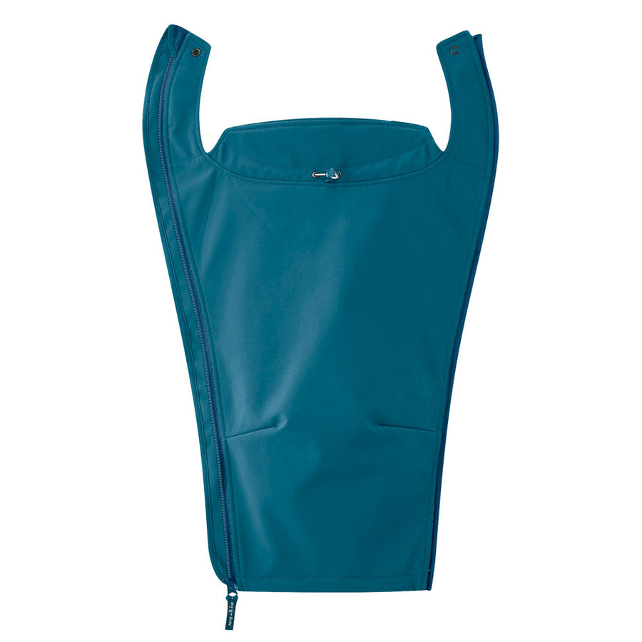 babywearing insert from the Mamalila Teal Softshell Babywearing Jacket Allrounder
