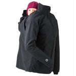 Mamalila Black Softshell Babywearing Jacket Allrounder