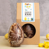 Cocoa Loco Marbled Fairtrade Chocolate Egg 225g