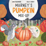 Cover of the Marney's Pumpkin Mix-Up childrens book by Jane Rushmore