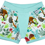 Martha Loves Jungle Boogie Aqua Boxers