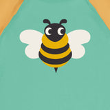 Maxomorra Bee Raglan Short Sleeve Top