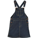 Maxomorra - Robe chasuble en denim délavé moyen foncé