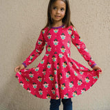 Maxomorra Fairy Long Sleeve Circle Dress