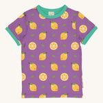 Maxomorra Lemon Short Sleeve Top