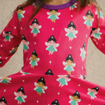 Maxomorra Fairy Long Sleeve Circle Dress