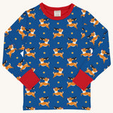 Maxomorra Reindeer Long Sleeve Top