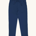 Pantalon de survêtement slim bleu marine uni Maxomorra