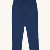 Pantalon de survêtement slim bleu marine uni Maxomorra