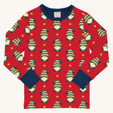 Maxomorra Swedish Santa Long Sleeve Top