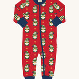 Maxomorra Swedish Santa Long Sleeve Rompersuit