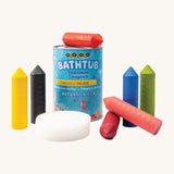 Th Medenka chunky beeswax bath crayons. 