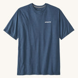 T-shirt Patagonia P-6 Logo Responsibili pour hommes - Bleu utilitaire