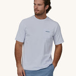 Patagonia Men's Boardshort Logo Pocket Responsibili Tee - Sienna Clay