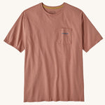 Patagonia Men's Boardshort Logo Pocket Responsibili Tee - Sienna Clay