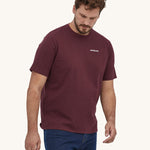 T-shirt Patagonia P-6 Logo Responsibili pour hommes - Bleu utilitaire