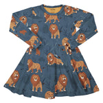 Meyadey Lion Legacy Long Sleeve Circle Dress