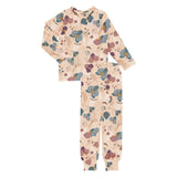 Meyadey Tropical Orchid Long Sleeve Pyjama Set