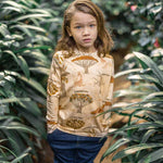 Meyadey Savanna Woodland Long Sleeve Top