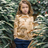 Meyadey Savanna Woodland Long Sleeve Top