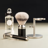 MÜHLE Rocca Black Silvertip Microfibre Shaving Brush