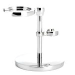 MÜHLE Chrome Traditional Safety Razor and Brush Stand