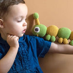 MyuM Chiara Green Caterpillar Vibrating Baby Toy