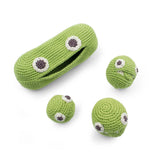 MyuM Green Pea Family Rattle Toy