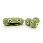 MyuM Green Pea Family Rattle Toy