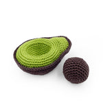 MyuM Avocado Crochet Rattle Toy