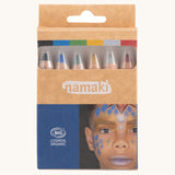 Crayons de maquillage naturels Namaki - 6 couleurs - Mondes intergalactiques