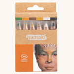 Namaki Natural Face Painting Pencils - 6 colours - Wild Life