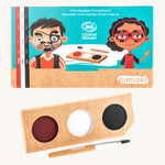 Namaki Natural Face Paint Kit - 3 Colours - Pirate & Ladybird